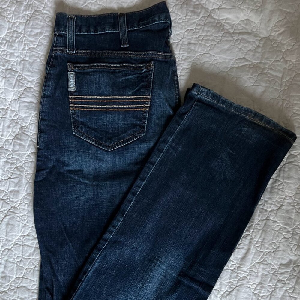 LIKE NEW CINCH Jeans Men's Silver Label Dark Stone Size 31x34